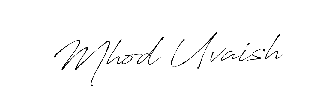 Also we have Mhod Uvaish name is the best signature style. Create professional handwritten signature collection using Antro_Vectra autograph style. Mhod Uvaish signature style 6 images and pictures png