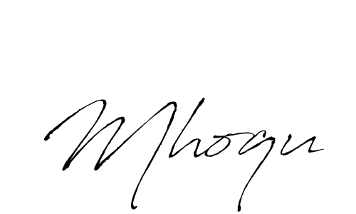 You should practise on your own different ways (Antro_Vectra) to write your name (Mhoqu) in signature. don't let someone else do it for you. Mhoqu signature style 6 images and pictures png