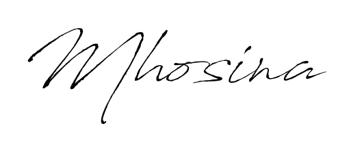 Discover the perfect balance of readability and style for Mhosina with Antro_Vectra font. Create your dream signature today. Mhosina signature style 6 images and pictures png