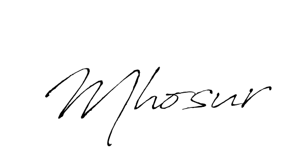 It looks lik you need a new signature style for name Mhosur. Design unique handwritten (Antro_Vectra) signature with our free signature maker in just a few clicks. Mhosur signature style 6 images and pictures png
