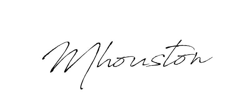 The best way (Antro_Vectra) to make a short signature is to pick only two or three words in your name. The name Mhouston include a total of six letters. For converting this name. Mhouston signature style 6 images and pictures png