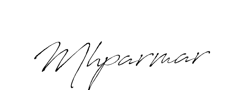 Use a signature maker to create a handwritten signature online. With this signature software, you can design (Antro_Vectra) your own signature for name Mhparmar. Mhparmar signature style 6 images and pictures png