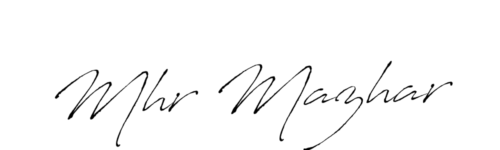 How to Draw Mhr Mazhar signature style? Antro_Vectra is a latest design signature styles for name Mhr Mazhar. Mhr Mazhar signature style 6 images and pictures png