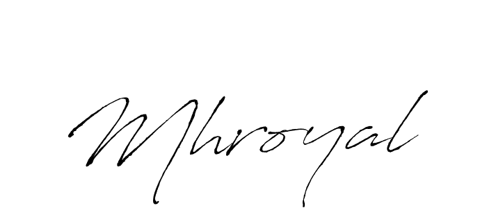 How to make Mhroyal name signature. Use Antro_Vectra style for creating short signs online. This is the latest handwritten sign. Mhroyal signature style 6 images and pictures png