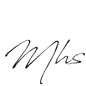 It looks lik you need a new signature style for name Mhs. Design unique handwritten (Antro_Vectra) signature with our free signature maker in just a few clicks. Mhs signature style 6 images and pictures png