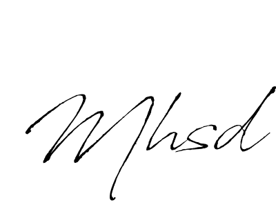 You should practise on your own different ways (Antro_Vectra) to write your name (Mhsd) in signature. don't let someone else do it for you. Mhsd signature style 6 images and pictures png