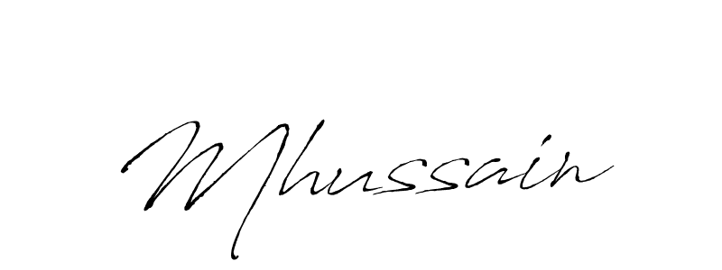 if you are searching for the best signature style for your name Mhussain. so please give up your signature search. here we have designed multiple signature styles  using Antro_Vectra. Mhussain signature style 6 images and pictures png