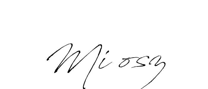 The best way (Antro_Vectra) to make a short signature is to pick only two or three words in your name. The name Miłosz include a total of six letters. For converting this name. Miłosz signature style 6 images and pictures png