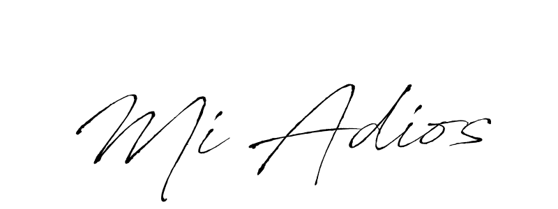 This is the best signature style for the Mi Adios name. Also you like these signature font (Antro_Vectra). Mix name signature. Mi Adios signature style 6 images and pictures png