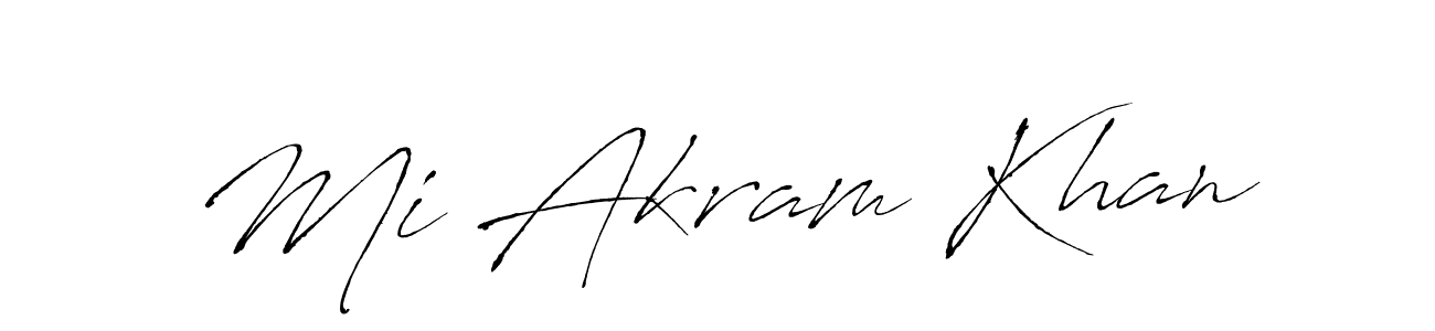 How to make Mi Akram Khan signature? Antro_Vectra is a professional autograph style. Create handwritten signature for Mi Akram Khan name. Mi Akram Khan signature style 6 images and pictures png