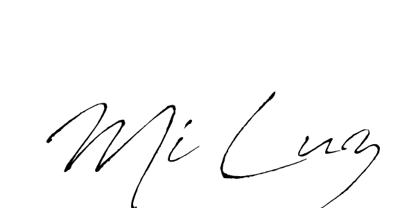 Once you've used our free online signature maker to create your best signature Antro_Vectra style, it's time to enjoy all of the benefits that Mi Luz name signing documents. Mi Luz signature style 6 images and pictures png