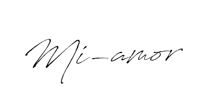 Similarly Antro_Vectra is the best handwritten signature design. Signature creator online .You can use it as an online autograph creator for name Mi-amor. Mi-amor signature style 6 images and pictures png