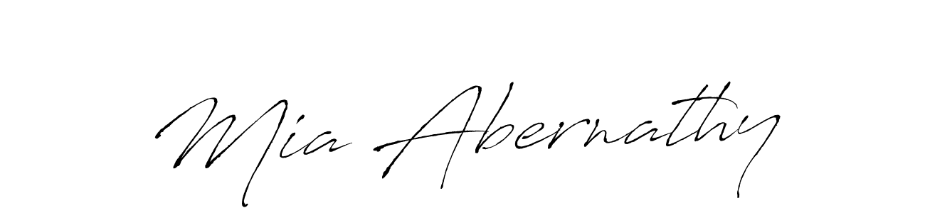 Make a beautiful signature design for name Mia Abernathy. With this signature (Antro_Vectra) style, you can create a handwritten signature for free. Mia Abernathy signature style 6 images and pictures png