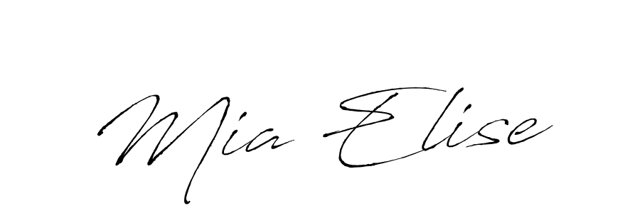Use a signature maker to create a handwritten signature online. With this signature software, you can design (Antro_Vectra) your own signature for name Mia Elise. Mia Elise signature style 6 images and pictures png