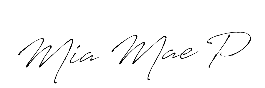 Design your own signature with our free online signature maker. With this signature software, you can create a handwritten (Antro_Vectra) signature for name Mia Mae P. Mia Mae P signature style 6 images and pictures png