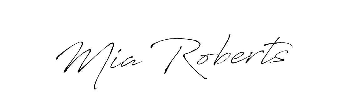 Once you've used our free online signature maker to create your best signature Antro_Vectra style, it's time to enjoy all of the benefits that Mia Roberts name signing documents. Mia Roberts signature style 6 images and pictures png