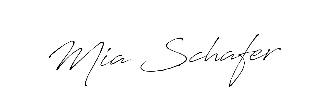 How to make Mia Schafer name signature. Use Antro_Vectra style for creating short signs online. This is the latest handwritten sign. Mia Schafer signature style 6 images and pictures png