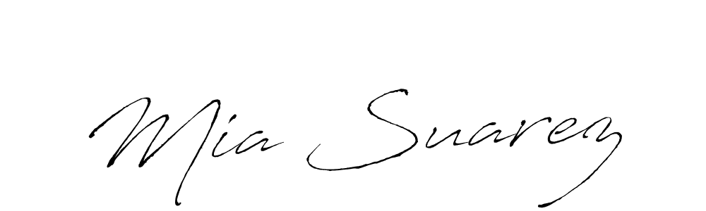 Also we have Mia Suarez name is the best signature style. Create professional handwritten signature collection using Antro_Vectra autograph style. Mia Suarez signature style 6 images and pictures png