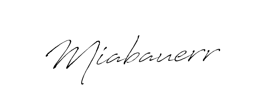 How to make Miabauerr name signature. Use Antro_Vectra style for creating short signs online. This is the latest handwritten sign. Miabauerr signature style 6 images and pictures png