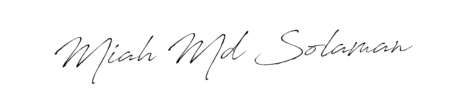 if you are searching for the best signature style for your name Miah Md Solaman. so please give up your signature search. here we have designed multiple signature styles  using Antro_Vectra. Miah Md Solaman signature style 6 images and pictures png
