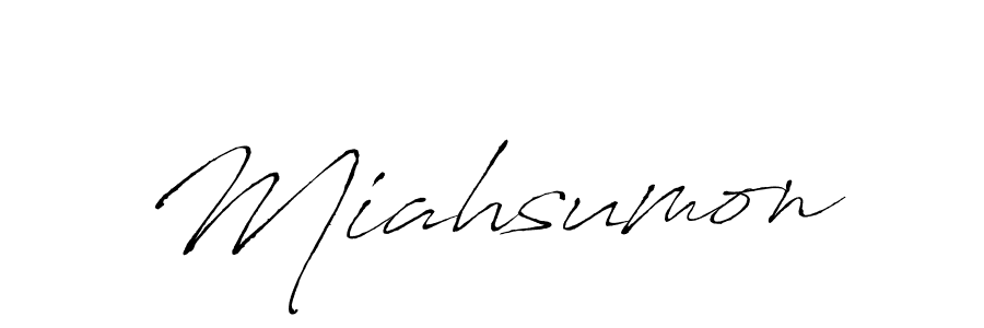 Here are the top 10 professional signature styles for the name Miahsumon. These are the best autograph styles you can use for your name. Miahsumon signature style 6 images and pictures png