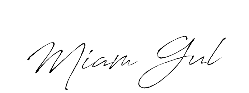 You can use this online signature creator to create a handwritten signature for the name Miam Gul. This is the best online autograph maker. Miam Gul signature style 6 images and pictures png