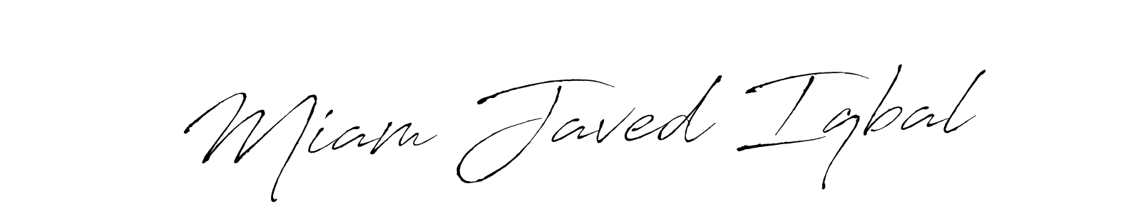 You can use this online signature creator to create a handwritten signature for the name Miam Javed Iqbal. This is the best online autograph maker. Miam Javed Iqbal signature style 6 images and pictures png