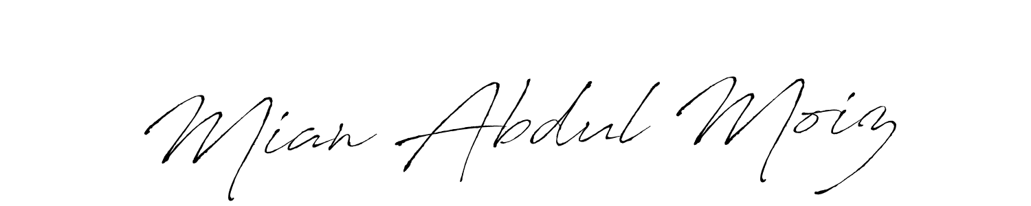 Similarly Antro_Vectra is the best handwritten signature design. Signature creator online .You can use it as an online autograph creator for name Mian Abdul Moiz. Mian Abdul Moiz signature style 6 images and pictures png