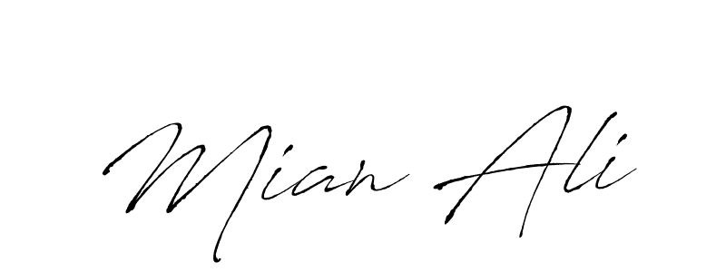 You can use this online signature creator to create a handwritten signature for the name Mian Ali. This is the best online autograph maker. Mian Ali signature style 6 images and pictures png