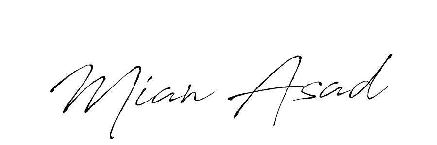 Here are the top 10 professional signature styles for the name Mian Asad. These are the best autograph styles you can use for your name. Mian Asad signature style 6 images and pictures png