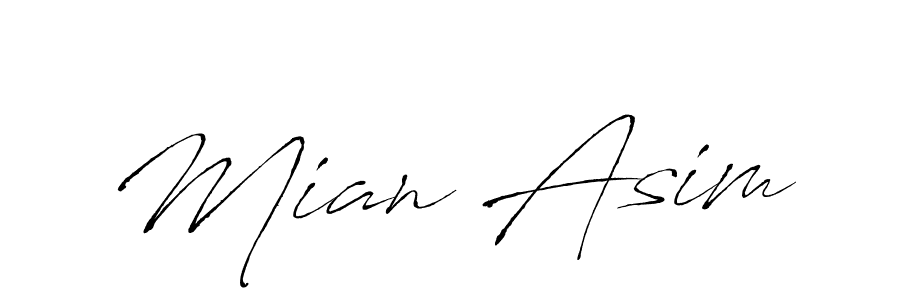 Also You can easily find your signature by using the search form. We will create Mian Asim name handwritten signature images for you free of cost using Antro_Vectra sign style. Mian Asim signature style 6 images and pictures png