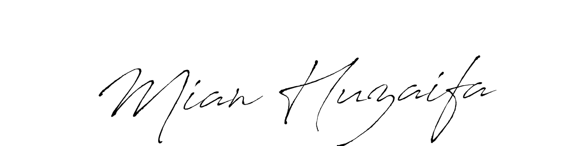 Similarly Antro_Vectra is the best handwritten signature design. Signature creator online .You can use it as an online autograph creator for name Mian Huzaifa. Mian Huzaifa signature style 6 images and pictures png