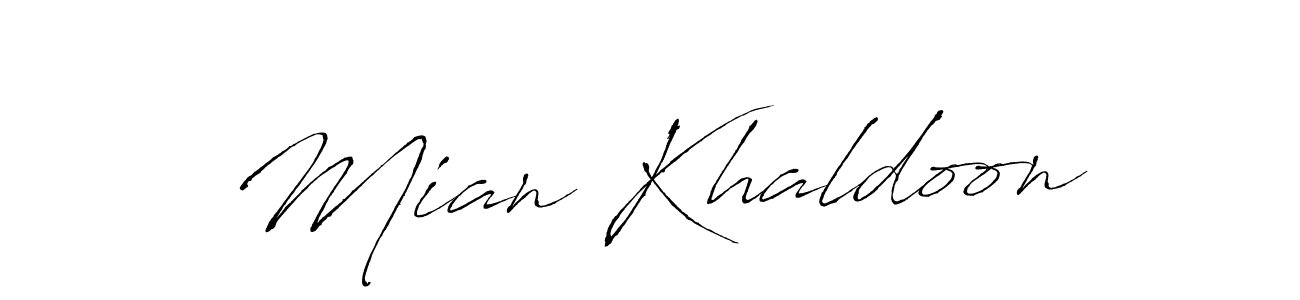 Similarly Antro_Vectra is the best handwritten signature design. Signature creator online .You can use it as an online autograph creator for name Mian Khaldoon. Mian Khaldoon signature style 6 images and pictures png