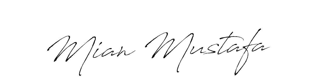 Make a beautiful signature design for name Mian Mustafa. Use this online signature maker to create a handwritten signature for free. Mian Mustafa signature style 6 images and pictures png