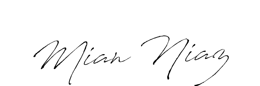 How to make Mian Niaz signature? Antro_Vectra is a professional autograph style. Create handwritten signature for Mian Niaz name. Mian Niaz signature style 6 images and pictures png