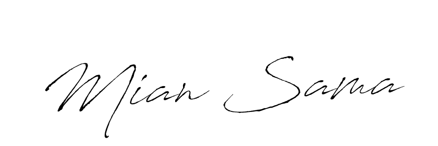 Antro_Vectra is a professional signature style that is perfect for those who want to add a touch of class to their signature. It is also a great choice for those who want to make their signature more unique. Get Mian Sama name to fancy signature for free. Mian Sama signature style 6 images and pictures png