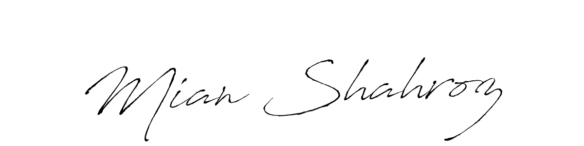 This is the best signature style for the Mian Shahroz name. Also you like these signature font (Antro_Vectra). Mix name signature. Mian Shahroz signature style 6 images and pictures png