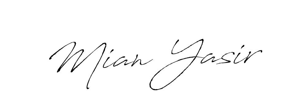 Once you've used our free online signature maker to create your best signature Antro_Vectra style, it's time to enjoy all of the benefits that Mian Yasir name signing documents. Mian Yasir signature style 6 images and pictures png