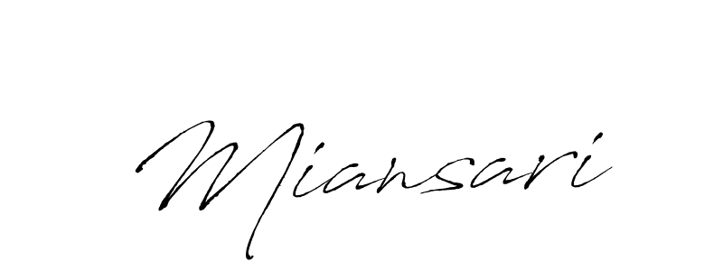 Also we have Miansari name is the best signature style. Create professional handwritten signature collection using Antro_Vectra autograph style. Miansari signature style 6 images and pictures png