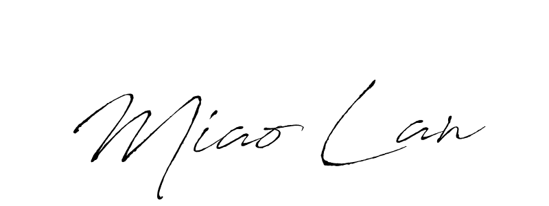 Use a signature maker to create a handwritten signature online. With this signature software, you can design (Antro_Vectra) your own signature for name Miao Lan. Miao Lan signature style 6 images and pictures png