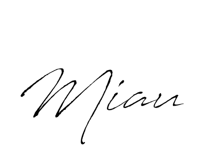 Miau stylish signature style. Best Handwritten Sign (Antro_Vectra) for my name. Handwritten Signature Collection Ideas for my name Miau. Miau signature style 6 images and pictures png