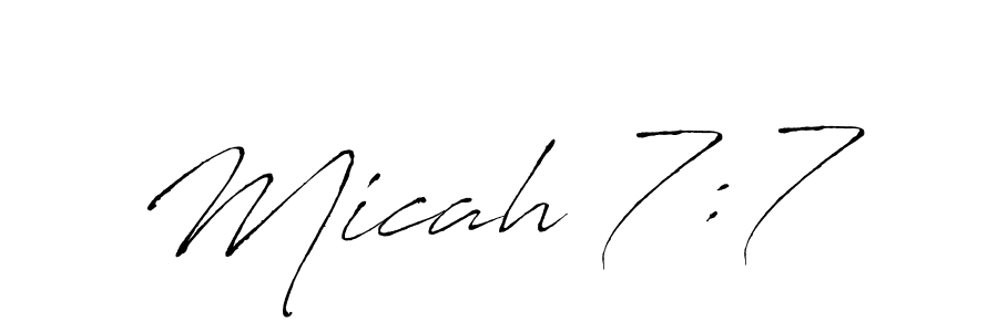 How to Draw Micah 7:7 signature style? Antro_Vectra is a latest design signature styles for name Micah 7:7. Micah 7:7 signature style 6 images and pictures png