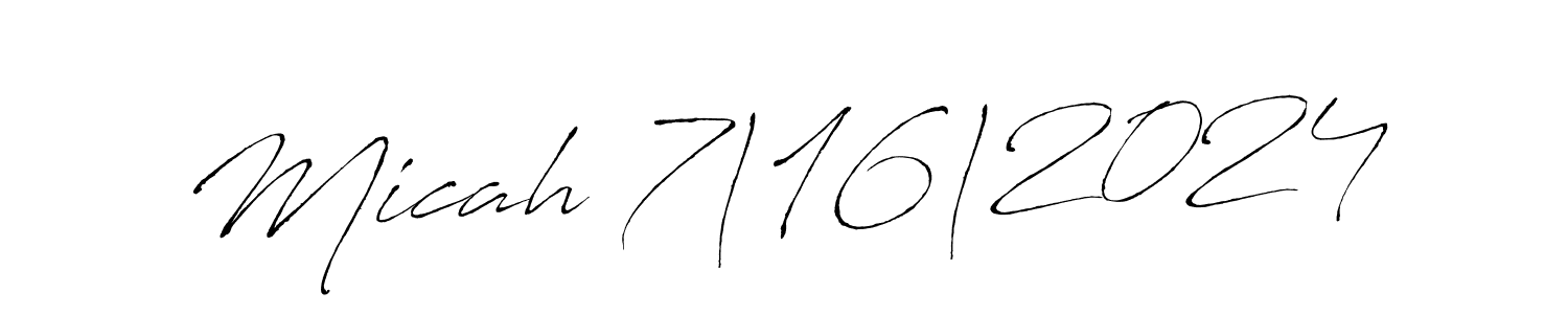 Similarly Antro_Vectra is the best handwritten signature design. Signature creator online .You can use it as an online autograph creator for name Micah 7|16|2024. Micah 7|16|2024 signature style 6 images and pictures png
