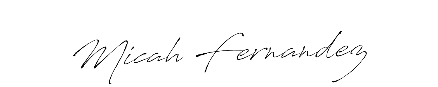 You should practise on your own different ways (Antro_Vectra) to write your name (Micah Fernandez) in signature. don't let someone else do it for you. Micah Fernandez signature style 6 images and pictures png