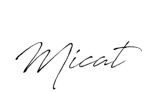 Also we have Micat name is the best signature style. Create professional handwritten signature collection using Antro_Vectra autograph style. Micat signature style 6 images and pictures png