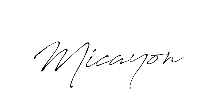 if you are searching for the best signature style for your name Micayon. so please give up your signature search. here we have designed multiple signature styles  using Antro_Vectra. Micayon signature style 6 images and pictures png
