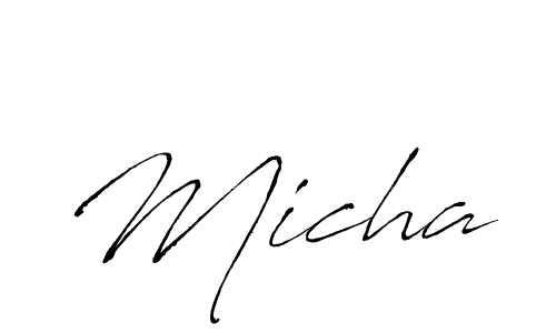 Make a beautiful signature design for name Micha. Use this online signature maker to create a handwritten signature for free. Micha signature style 6 images and pictures png