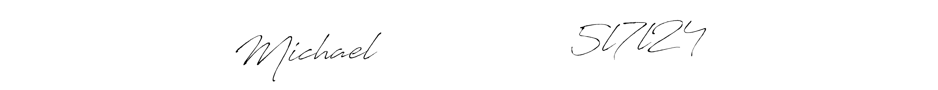 Michael                  5l7l24 stylish signature style. Best Handwritten Sign (Antro_Vectra) for my name. Handwritten Signature Collection Ideas for my name Michael                  5l7l24. Michael                  5l7l24 signature style 6 images and pictures png