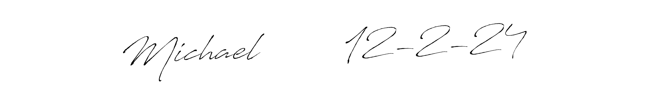 You should practise on your own different ways (Antro_Vectra) to write your name (Michael        12-2-24) in signature. don't let someone else do it for you. Michael        12-2-24 signature style 6 images and pictures png