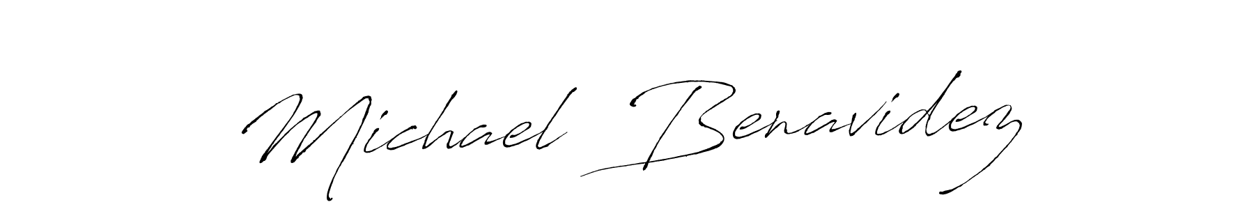 Similarly Antro_Vectra is the best handwritten signature design. Signature creator online .You can use it as an online autograph creator for name Michael  Benavidez. Michael  Benavidez signature style 6 images and pictures png